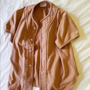 Rudy Jude baseball jersey, size L, in terracotta